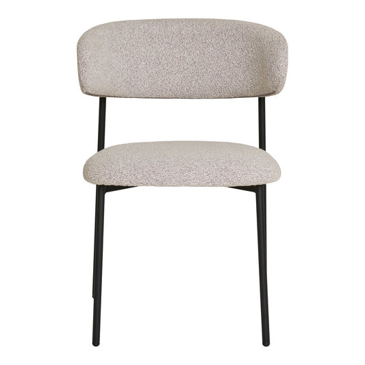 House Nordic Mira Eetkamerstoel - Zand Bouclé (Set van 2)
