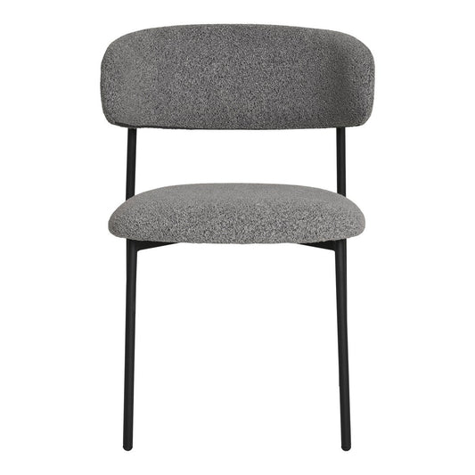 House Nordic Mira Eetkamerstoel - Lichtgrijs Bouclé (Set van 2)