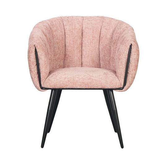 Breeze Stoel Pastel Roze (Set van 2) - Pole To Pole — zijaanzicht