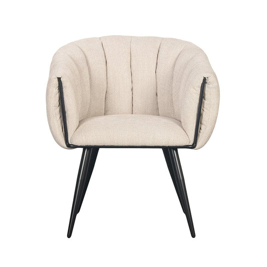Breeze Stoel Beige (Set van 2) – Pole To Pole — zijaanzicht