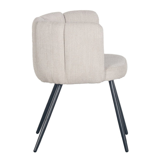 High Five stoel beige (set van 2) — zijaanzicht