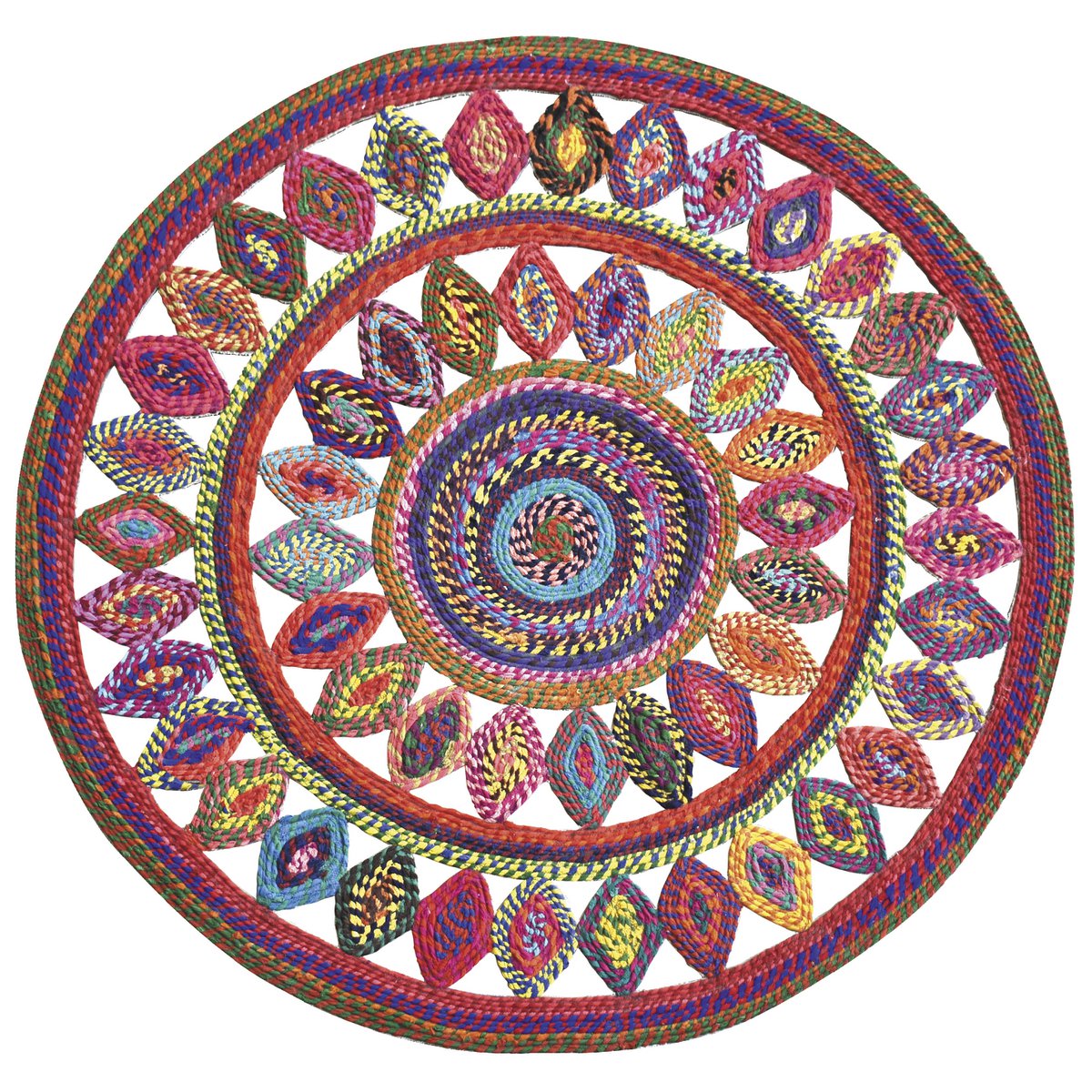 Bowey Vloerkleed Meerkleurig diameter 90