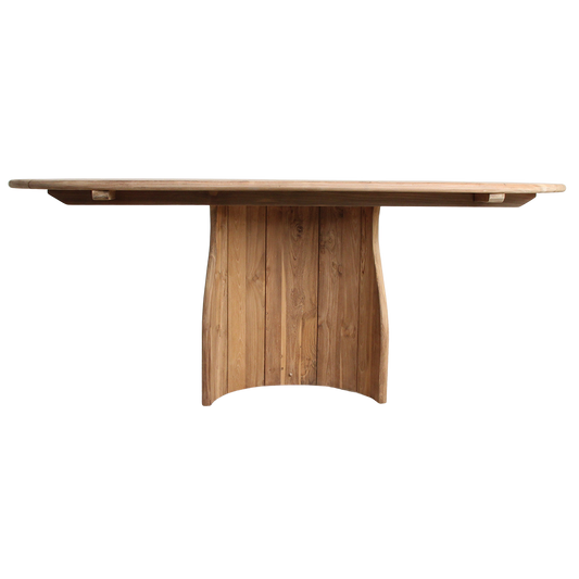 Verano tuintafel 200 cm – Ovale FSC teakhouten buitentafel