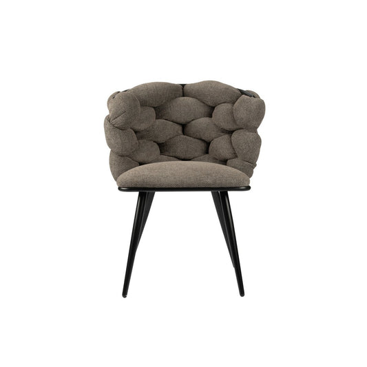 Schommelstoel Taupe (Set van 2) – Rock chair — zijaanzicht