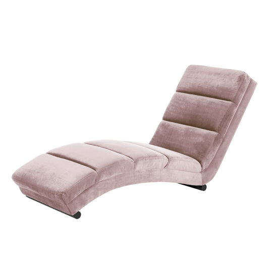 Chaise longue roze fluweel – SalesFever