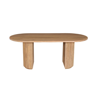 Tom Tailor T-RIBBED TABLE LARGE – eettafel 180 x 90 cm (mangohout)