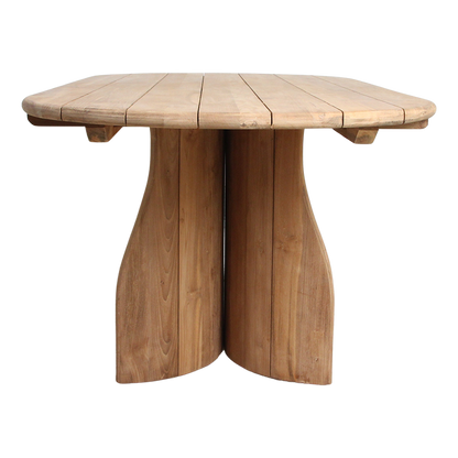 Verano tuintafel 200 cm – Ovale FSC teakhouten buitentafel