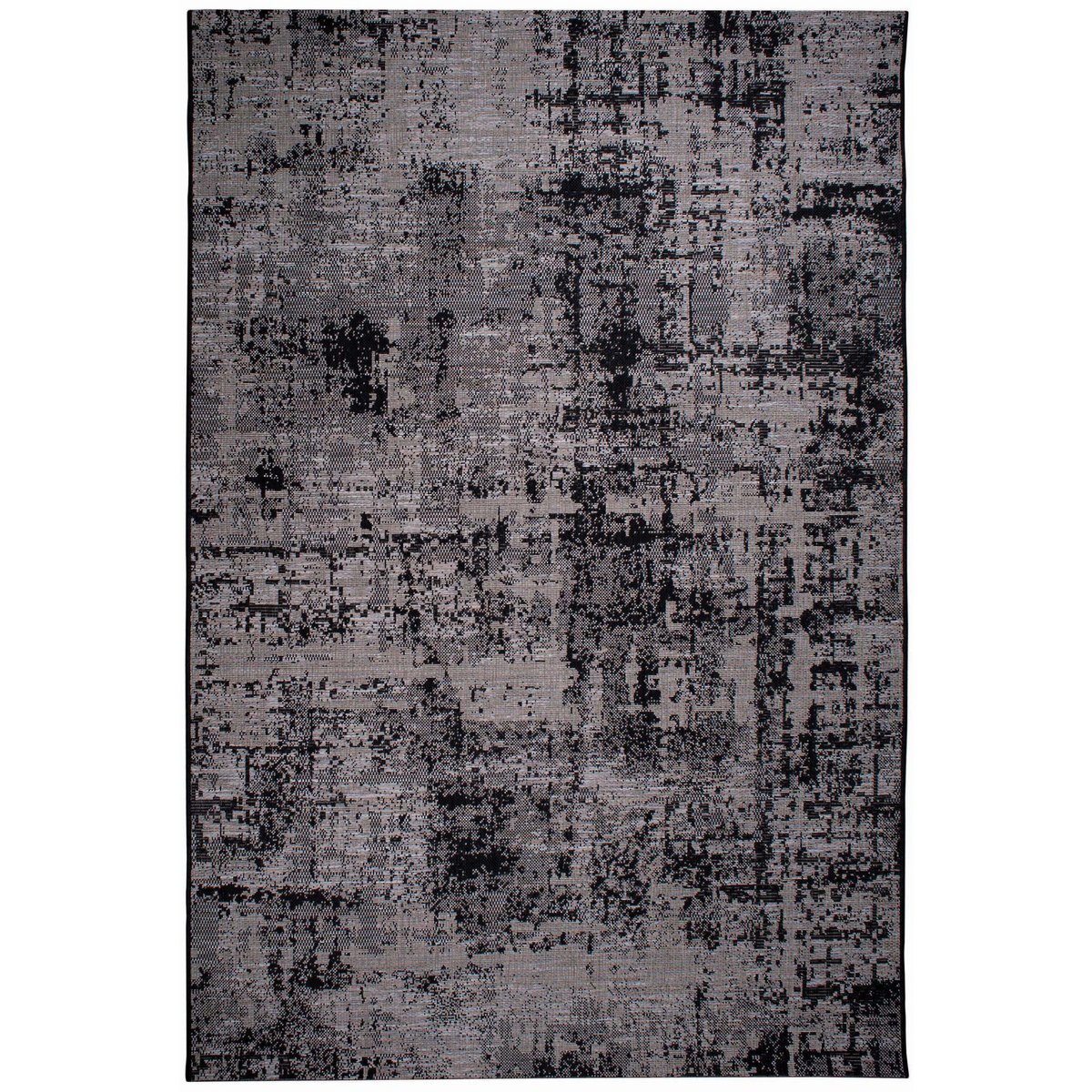 Zwart vloerkleed Catania 60 x 110