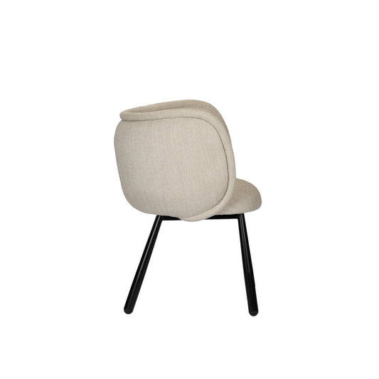 Panda Fauteuil Beige – Pole To Pole — zijaanzicht