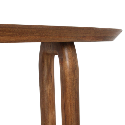 Bullnose consoletafel bruin
