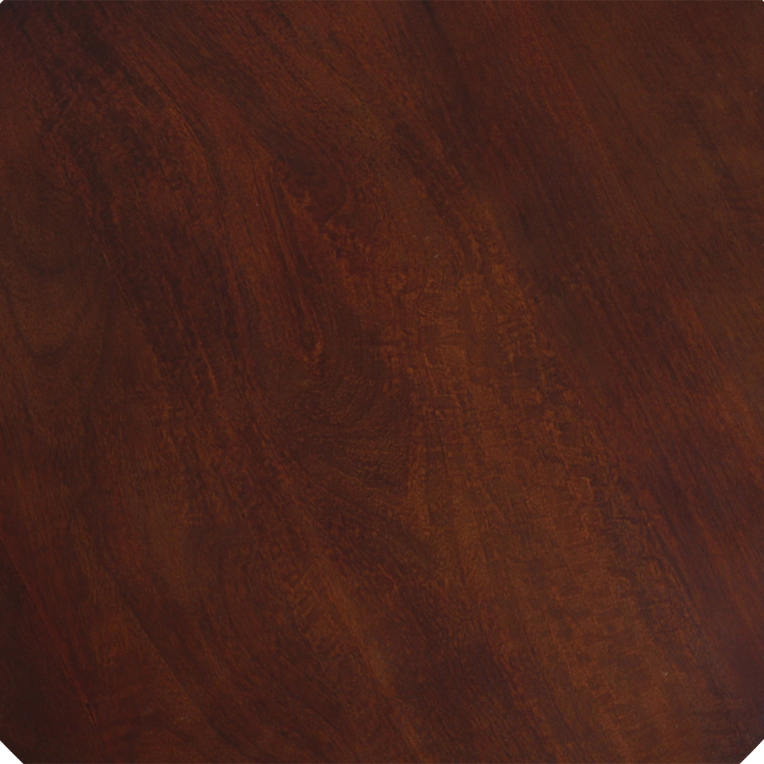 Bullnose bijzettafel bruin 55 cm – mangohout met karakter — maatoverzicht — MEUBELIER