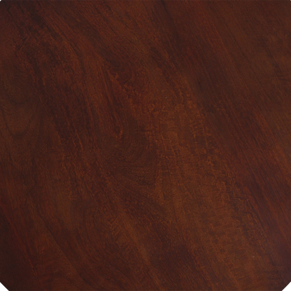 Bullnose bijzettafel bruin 55 cm – mangohout met karakter — maatoverzicht — MEUBELIER