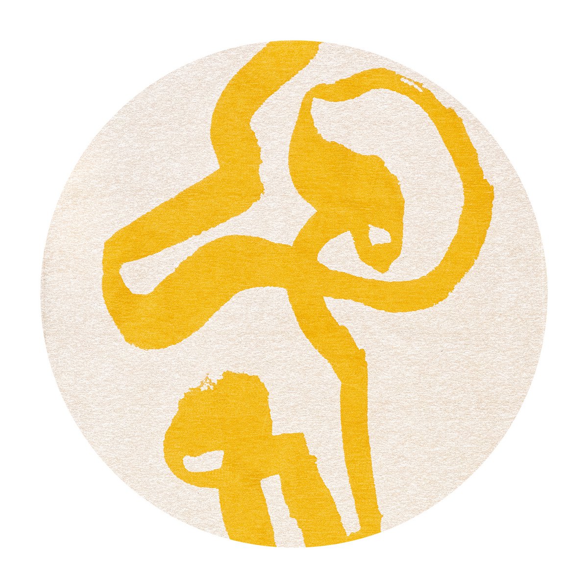 Eco Rug - Pure Yellow - Vloerkleed geel