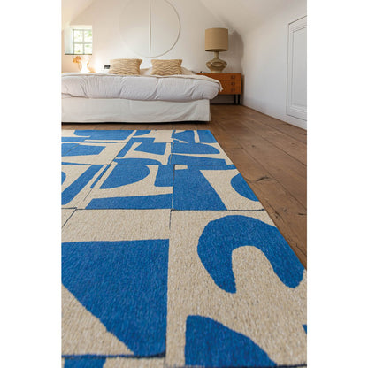 Eco Rug - Campanula - Vloerkleed blauw