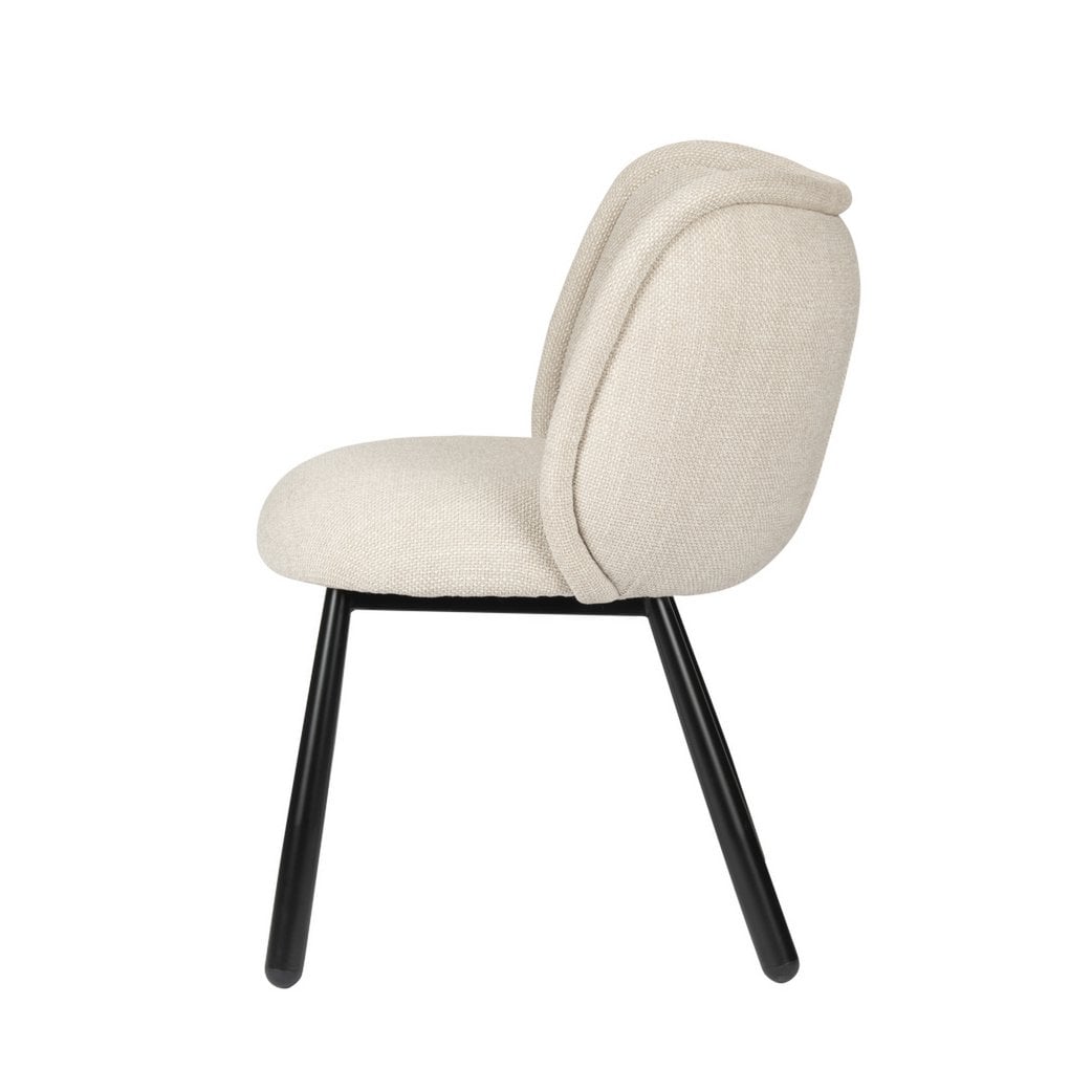 Panda Stoel Beige – Set van 2 | Pole to Pole — close-up materiaal — MEUBELIER
