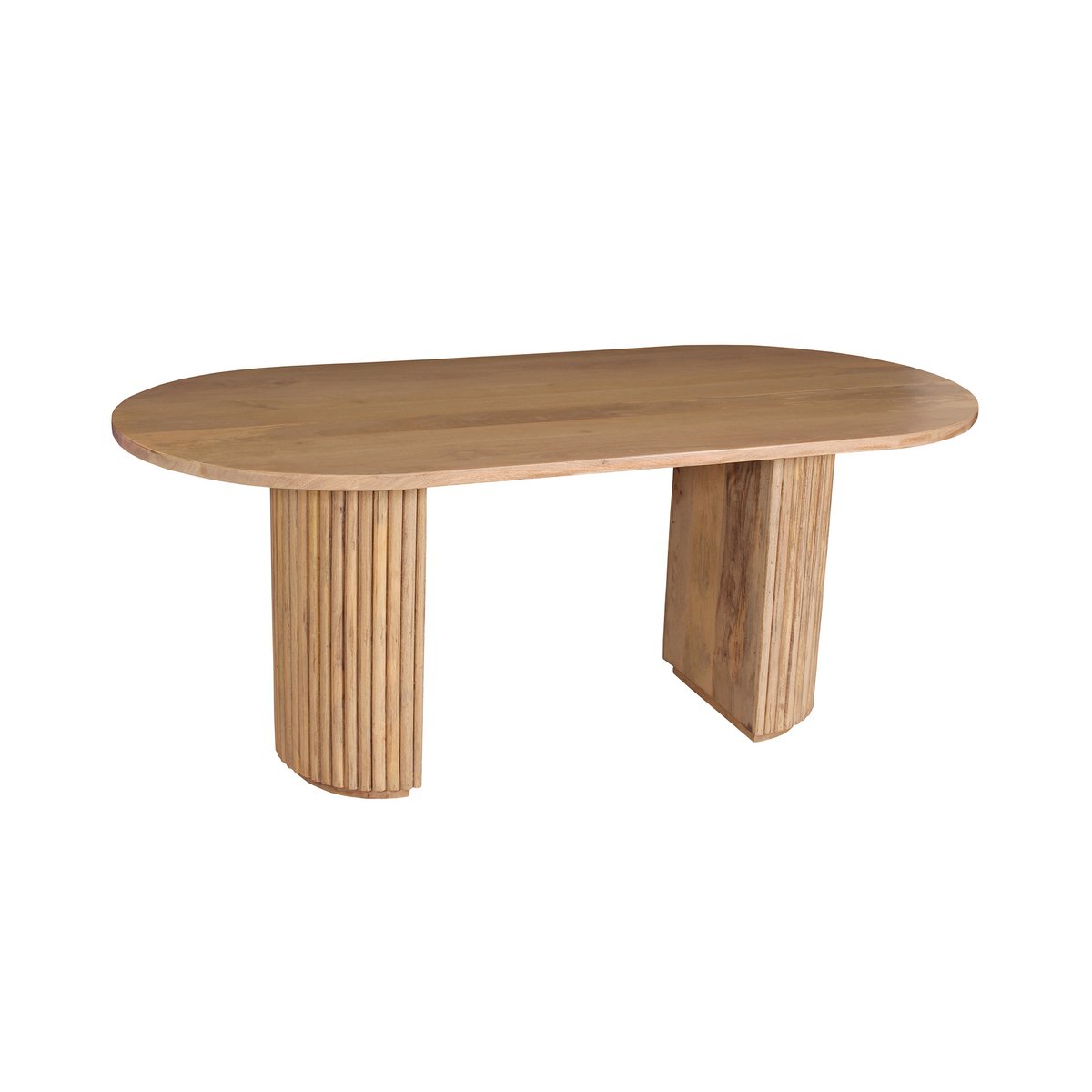 Tom Tailor T-RIBBED TABLE LARGE – eettafel 180 x 90 cm (mangohout)