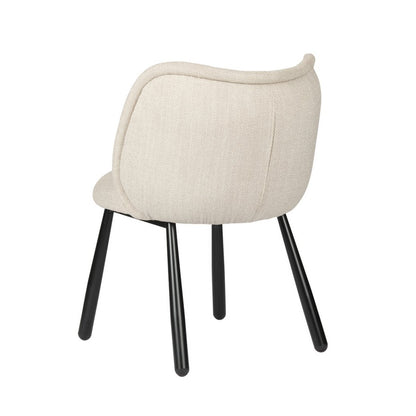 Panda Stoel Beige – Set van 2 | Pole to Pole — schuine hoek — MEUBELIER