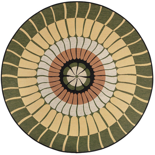 Zeno buitentapijt Ceder Diameter 160 cm