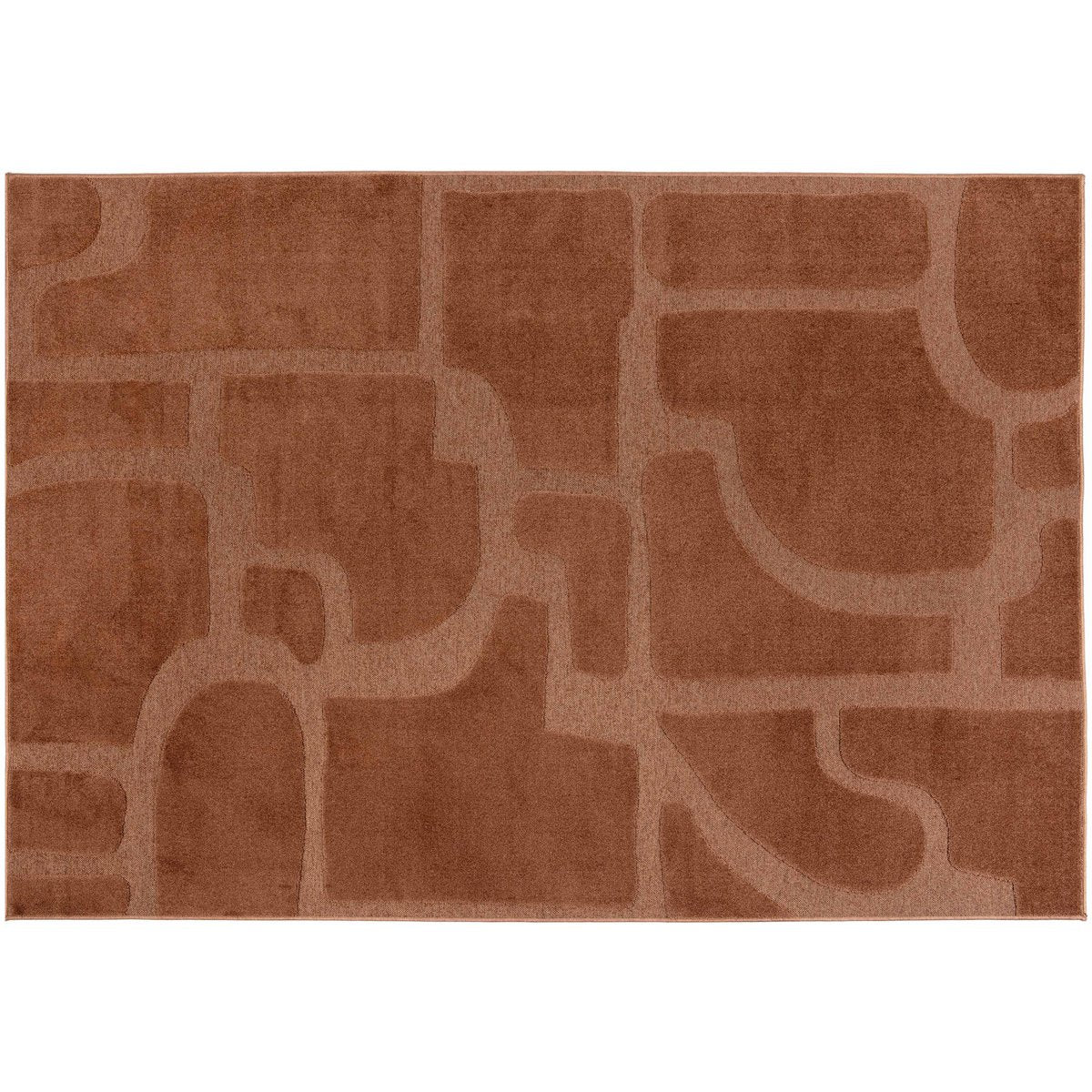 Marla Terracotta gerecycled tapijt 160 x 230