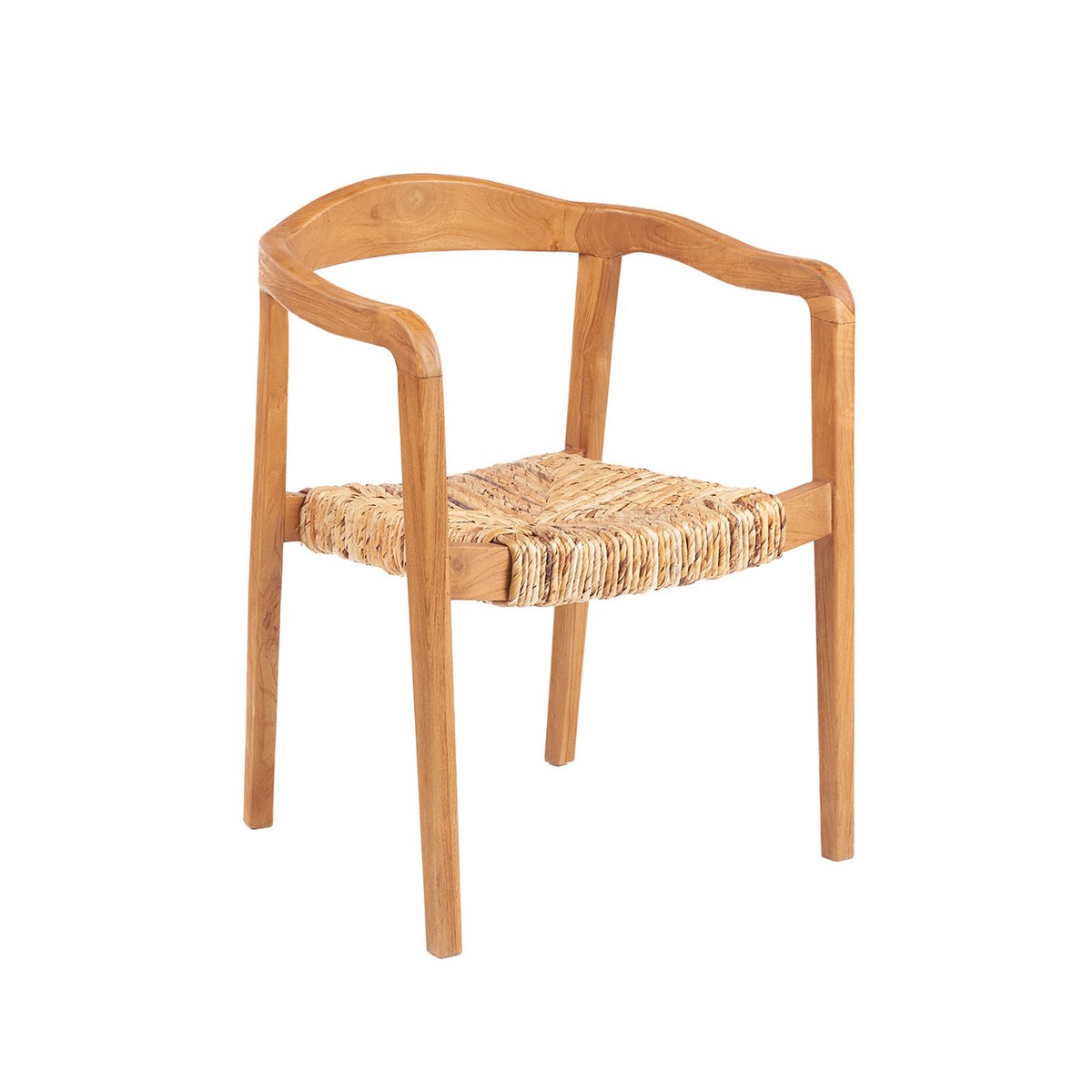 Stapelbare Suma eetkamerstoel van Bazar Bizar Living, gemaakt van hoogwaardig hout, gezien in een modern interieur met een minimalistisch design.