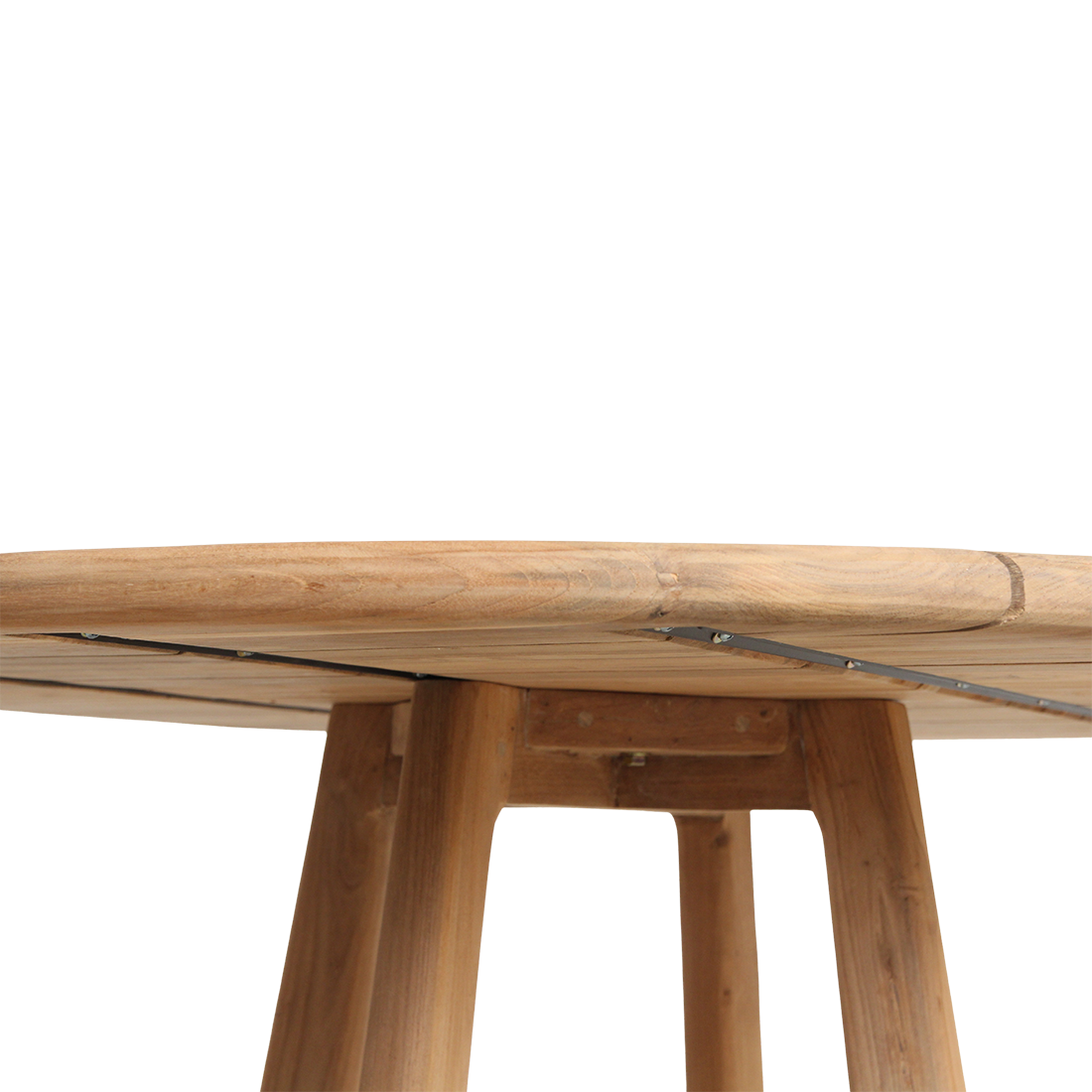 Verano tuintafel Ø 100 cm – Gerecycled teakhout