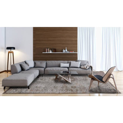 Eco Rug - Grey Ebony - Vloerkleed bruin en grijs