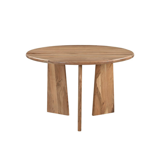 Tafel 120x120 cm – Massief acaciahout met afgeronde randen