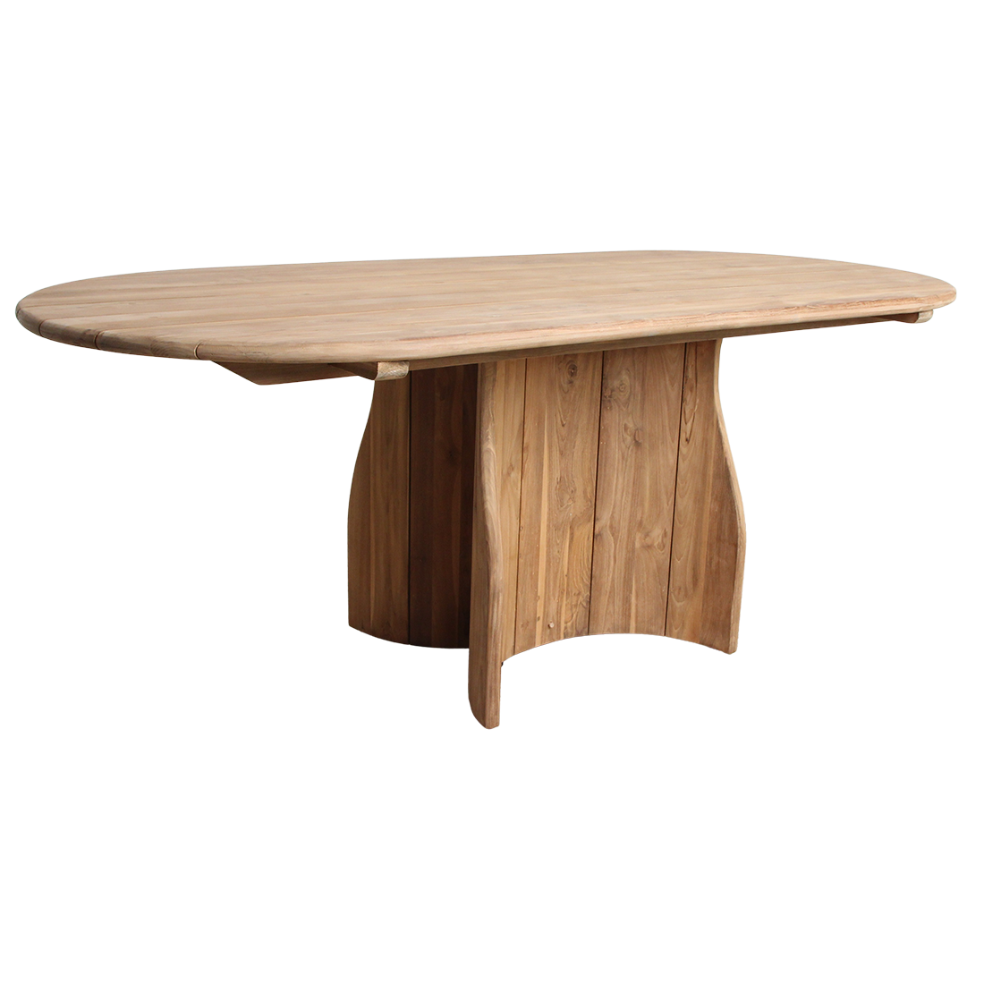 Verano tuintafel 200 cm – Ovale FSC teakhouten buitentafel