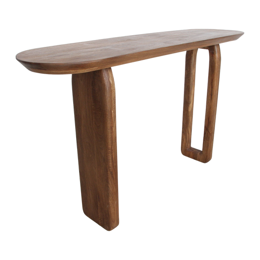 Bullnose consoletafel bruin