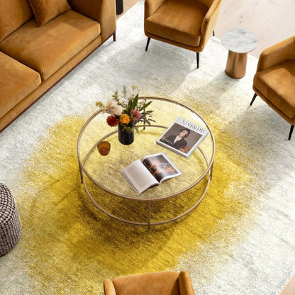Eco Rug - Gold Moss - Vloerkleed goud