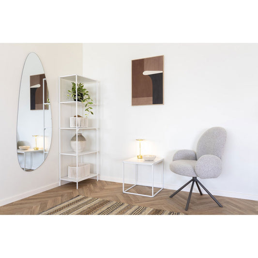 House Nordic Lana Eetkamerstoel - Zand Bouclé, Draaibaar