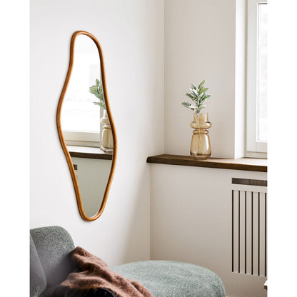 Brandsby Spiegel, grenenhout, naturel, 60x120 cm