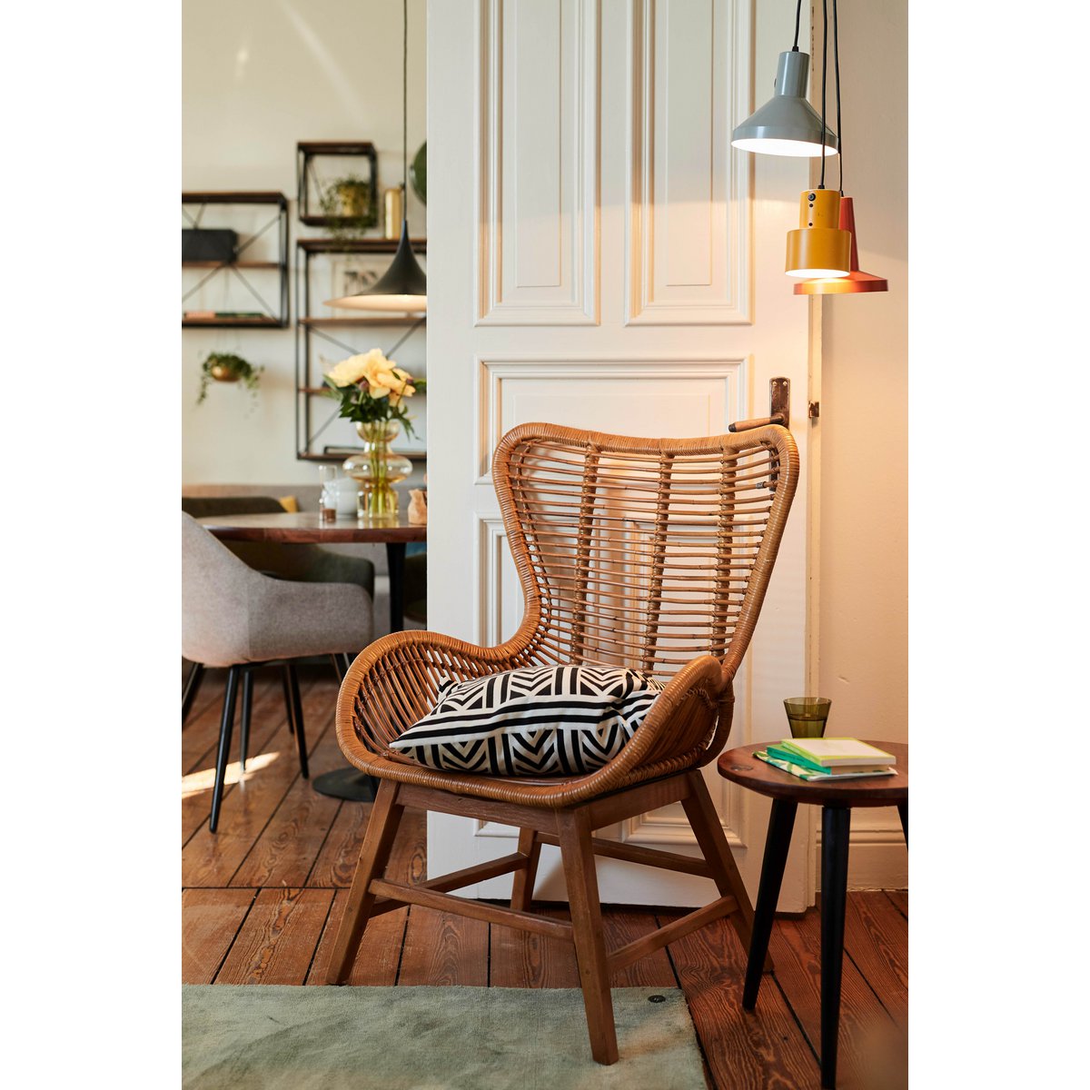 Tom Tailor fauteuil van rotan – gerecycled teakhout, handgemaakt — fauteuil kopen bij MEUBELIER