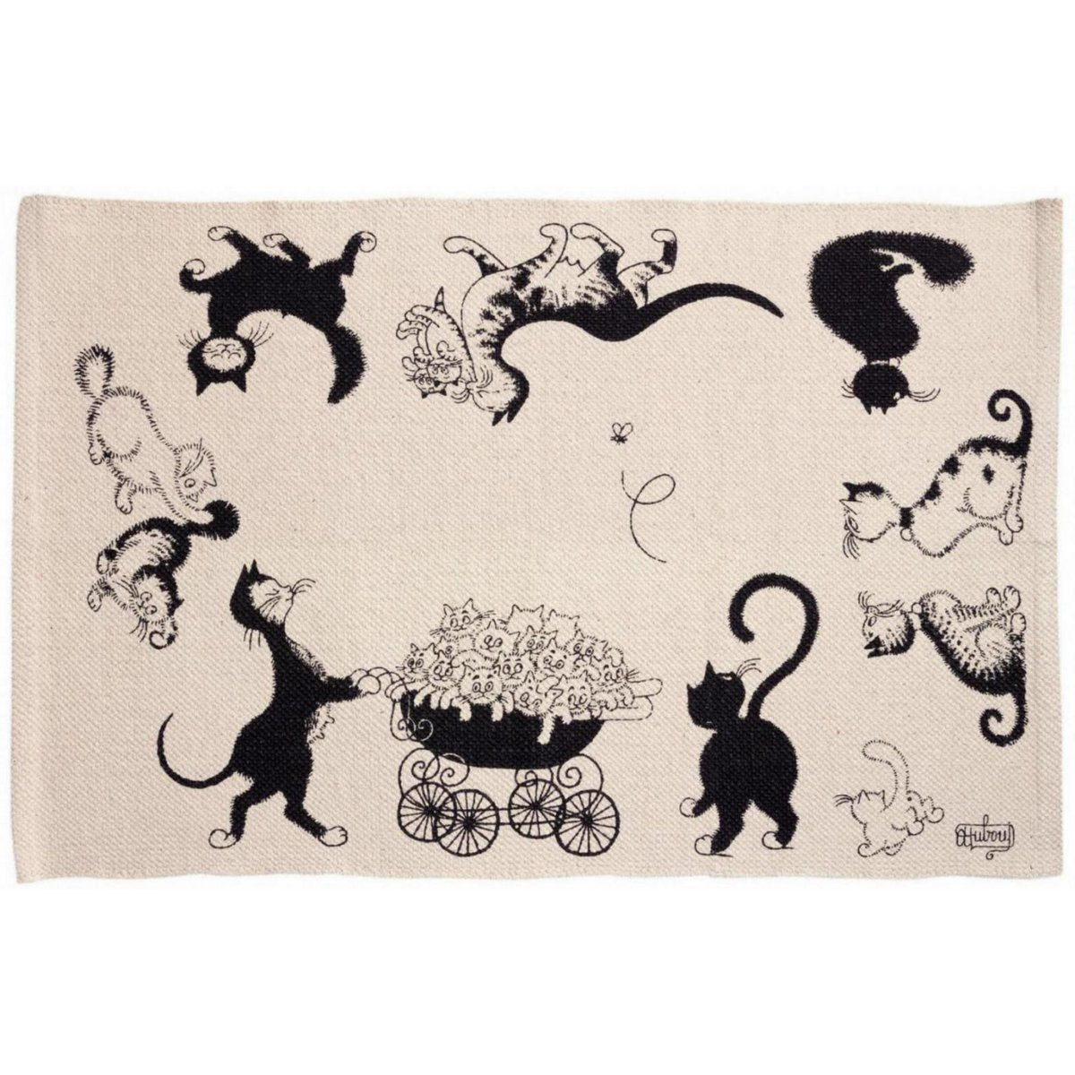 Dubout Multi Kattendeken Ecru 60 x 90