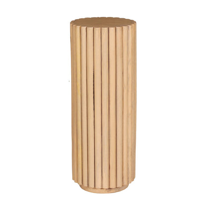 Tom Tailor bloemenzuil – T-RIBBED SIDE TABLE HIGH (mangohout, 66 cm)
