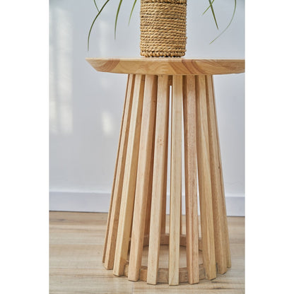 Zijtafel – ronde houten bijzettafel 40x50 cm (100 kg) — bijzettafel kopen bij MEUBELIER