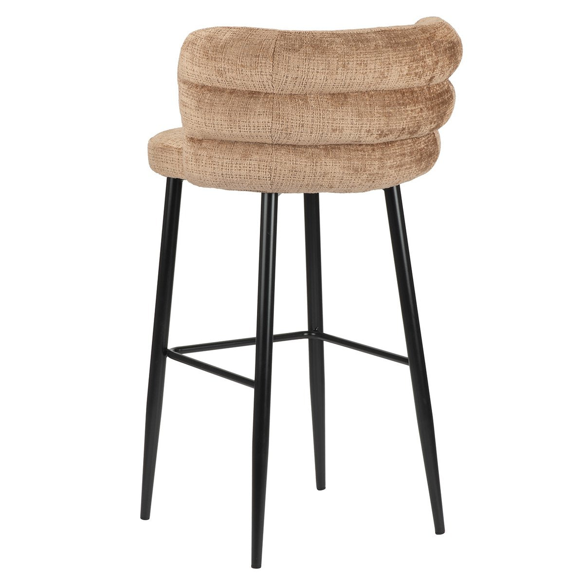 Wolkenbar stoel – Karamel — close-up materiaal — MEUBELIER