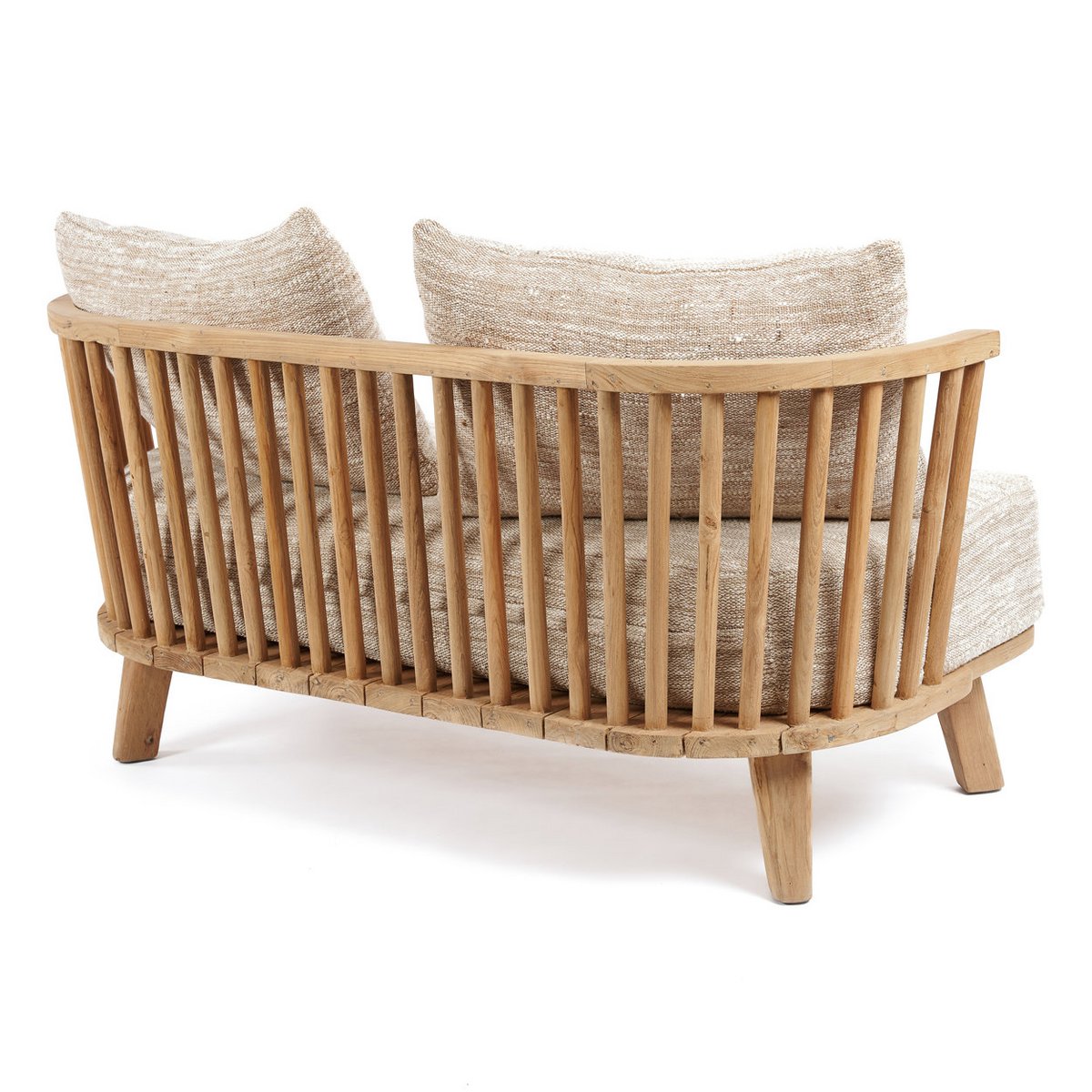 De Malawi tweezitter – natuurlijk beige — schuine hoek — MEUBELIER