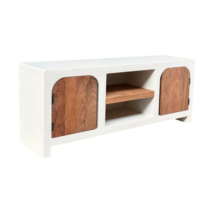 Scandinavisch lowboard met acaciahout – 150 cm