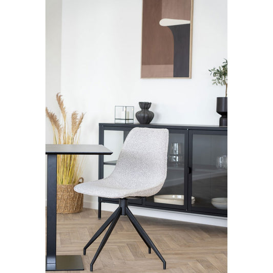 House Nordic Monaco Eetkamerstoel - Zand Bouclé (Set van 2)