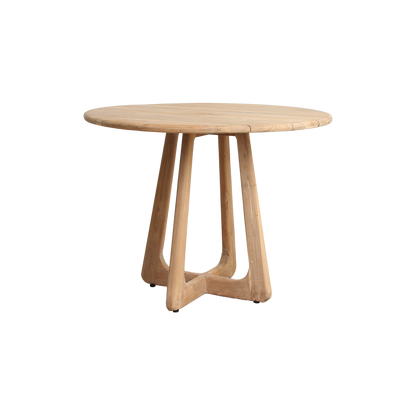 Verano tuintafel Ø 100 cm – Gerecycled teakhout