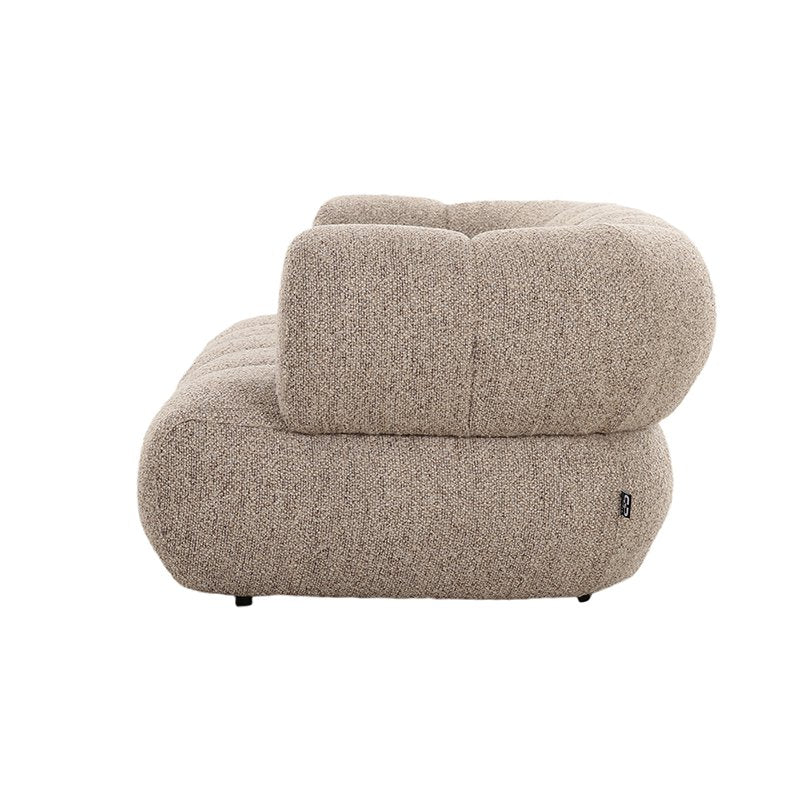 Bank New York 2,5-zits Sand Bouclé — detailopname — MEUBELIER