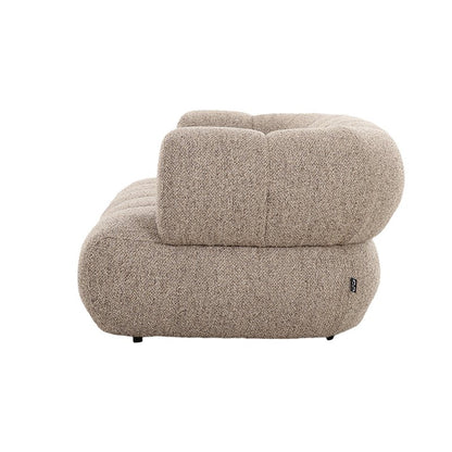 Bank New York 2,5-zits Sand Bouclé — detailopname — MEUBELIER