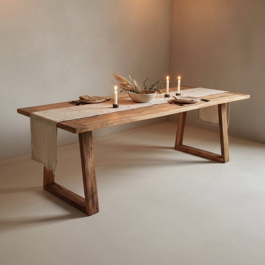 Farmwood eettafel – gerecycled, robuust en uniek — eettafel kopen bij MEUBELIER