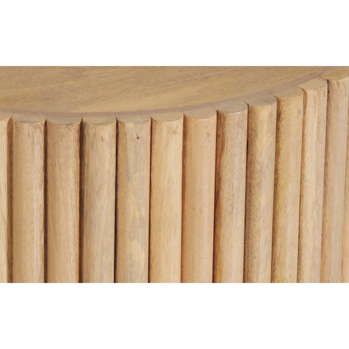 Tom Tailor salontafel 55x55 cm – T-RIBBED SIDE TABLE LARGE (mangohout)