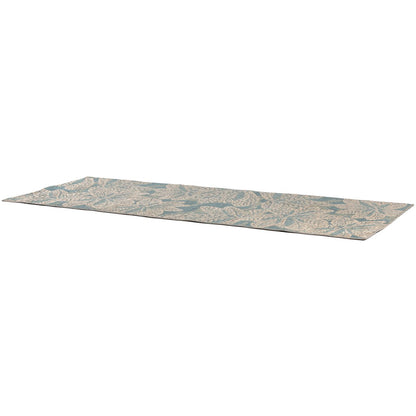 Ariane buiten gerecycled tapijt Staal 80 x 200