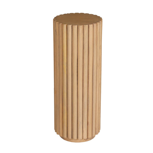 Tom Tailor bloemenzuil – T-RIBBED SIDE TABLE HIGH (mangohout, 66 cm)