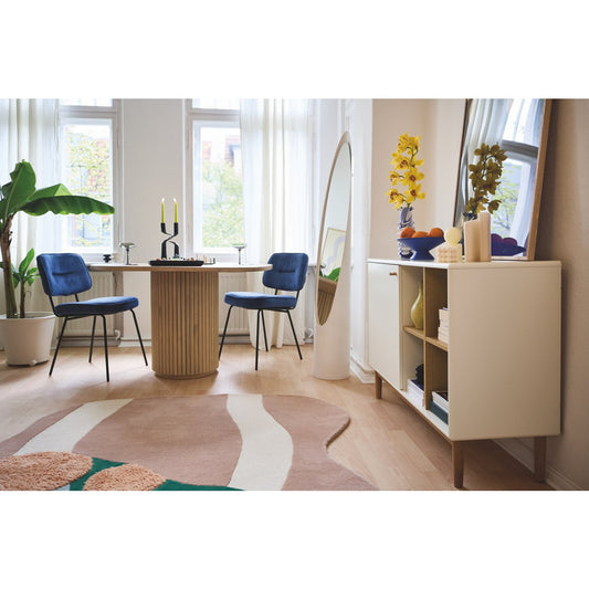 Tom Tailor T-RIBBED ROUND eettafel – 120 x 120 cm, mangohout