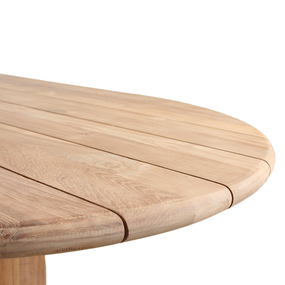 Verano tuintafel 200 cm – Ovale FSC teakhouten buitentafel