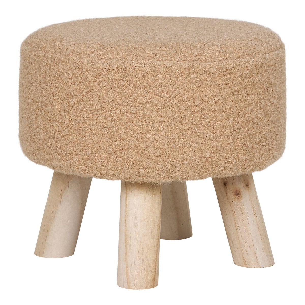 Aberdeen kruk – zandkleur Ø31 x 29 cm | House Nordic
